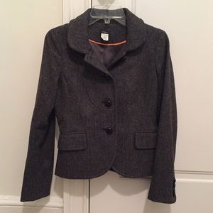 J.Crew wool herringbone blazer